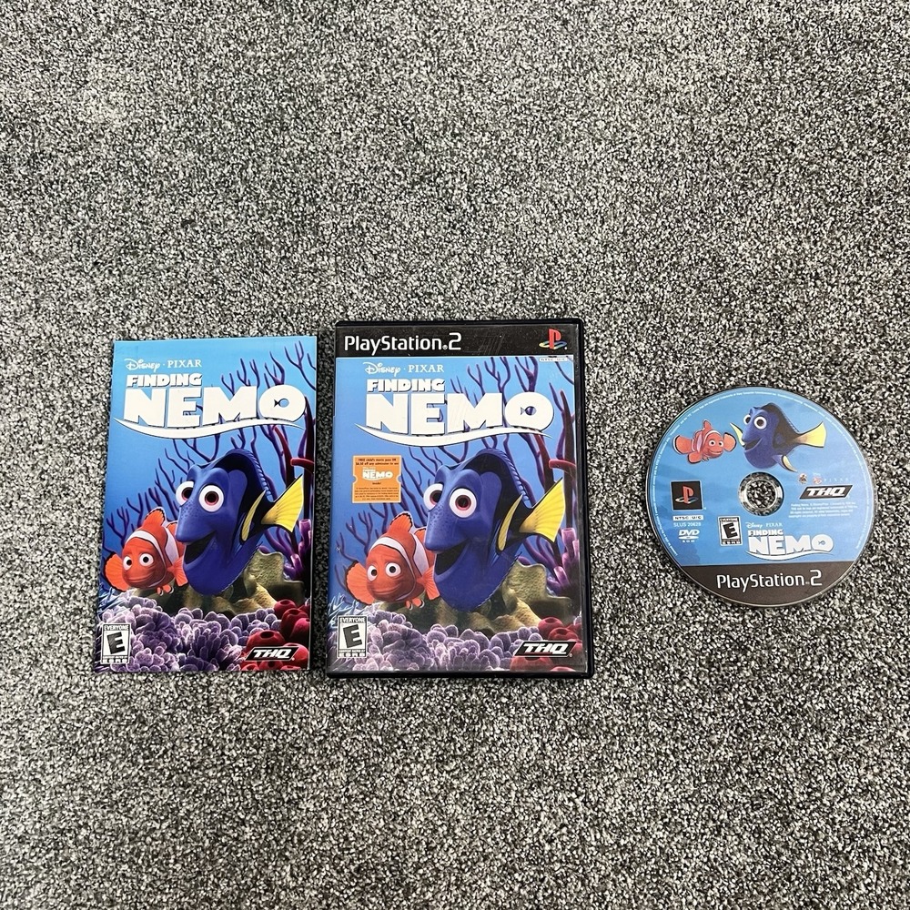 Finding Nemo Sony PlayStation 2 PS2 Disney Pixar THQ CIB Complete w Manual